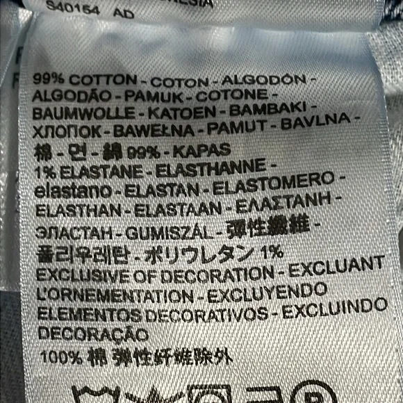 Levi’s 505 Tag Size 34 x 33 Blue Jeans Five Pocket Zip Fly Straight Leg Mid Rise - Picture 12 of 13